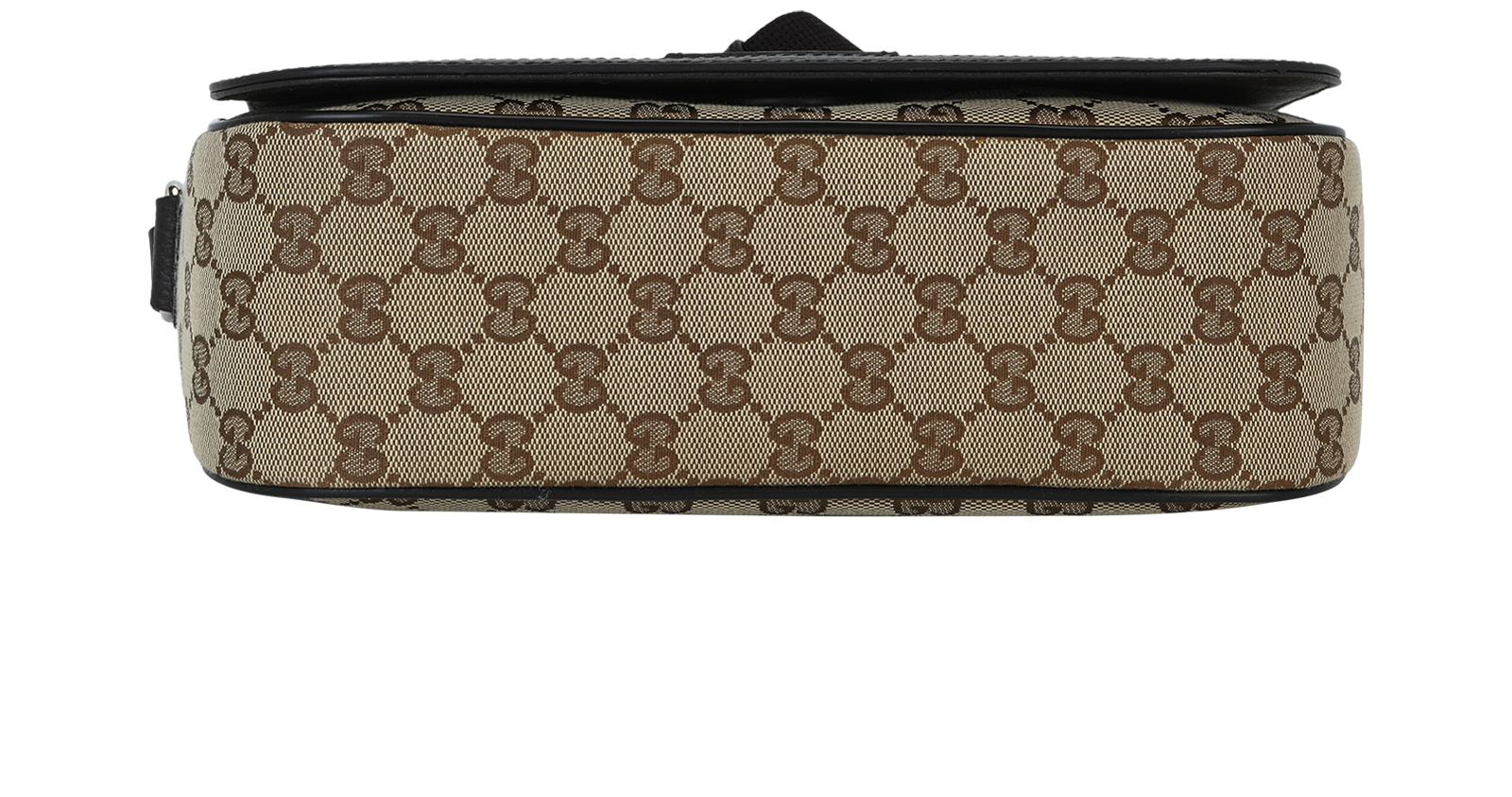 GG Messenger Flap Bag, &pound;710, Handbags, Brown, Canvas, Top view